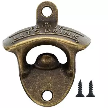 Настенная открывалка для бутылок из цинкового сплава