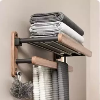 Настенная полка для полотенец Andralyn