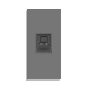 Настенная розетка Bingoelec с USB, стеклянная панель