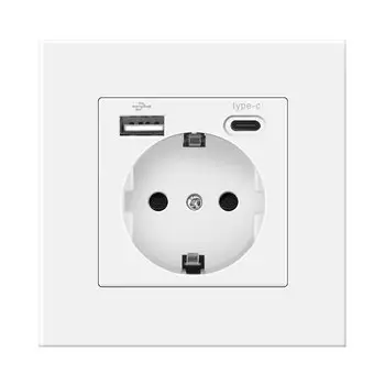 Настенная розетка JING HUA JING CHENG с USB