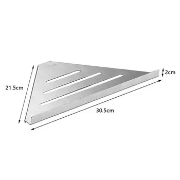 Настенная угловая полка для ванной Vieruodis