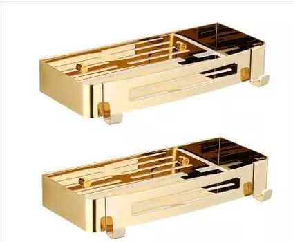 Настенная угловая полка Tuqiu для ванной комнаты