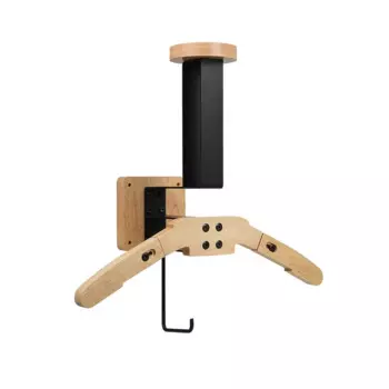 Настенная вешалка для шлема, держатель для мотоциклетного шлема, деревянная вешалка для велосипедного шлема с крючками