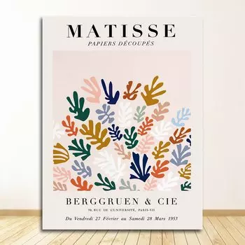 Настенное искусство DHRM, абстрактная геометрия, холст