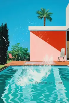 Настенное искусство в стиле Дэвида Хокни JKPICTURE