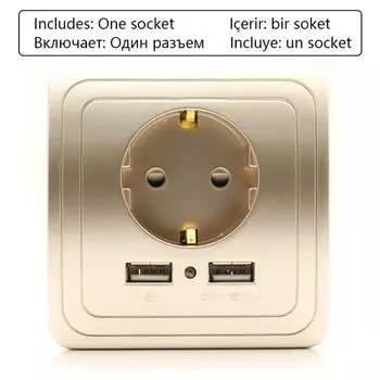 Настенное зарядное устройство UNKAS Minitiger 2 USB