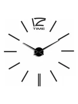 Настенные 3D часы большие самоклеящиеся D 100 120 см / Часы настенные 3d / Настенные часы 3d