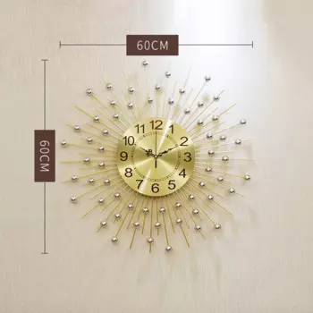 Настенные часы оeny SC320 золотые 70х70 см