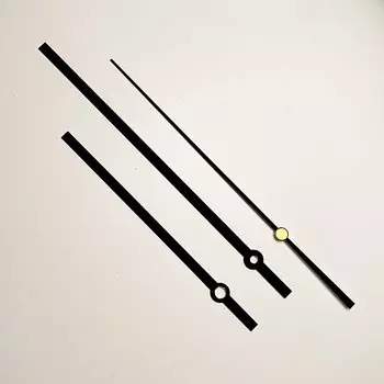 Настенные часы Yurudder SKP 2184 черные и серебряные