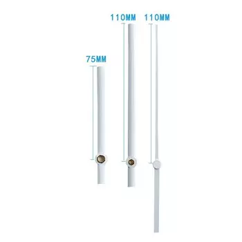 Настенные часы Yurudder SKP Shaft 3442 черные белые