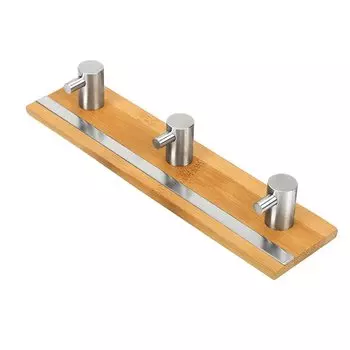 Настенные крючки TAANY из бамбука и нержавейки