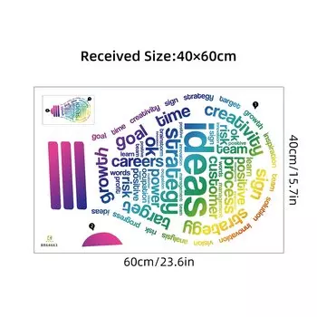 Настенные наклейки BRUP Get Inspiration из ПВХ