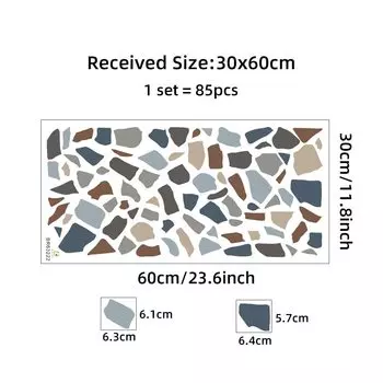 Настенные наклейки BRUP терраццо