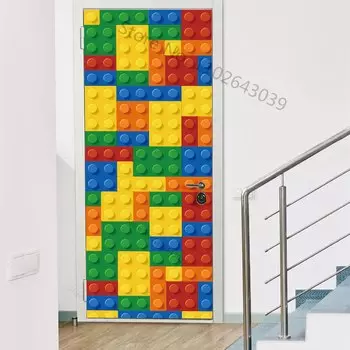 Настенные наклейки из винила для двери