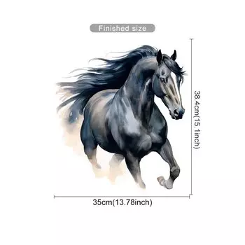 Настенные наклейки Kingsmile Бегущая лошадь