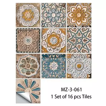 Настенные наклейки OUJING испанский стиль ретро