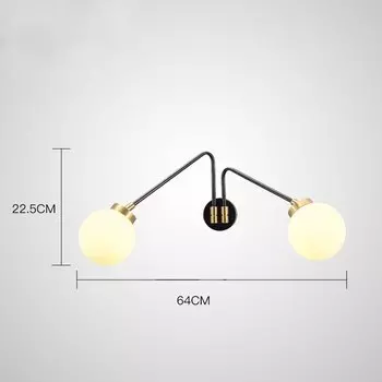 Настенные светильники IWP 2 шарика