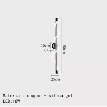 Настенные светильники IWP, золотые, черные, медные