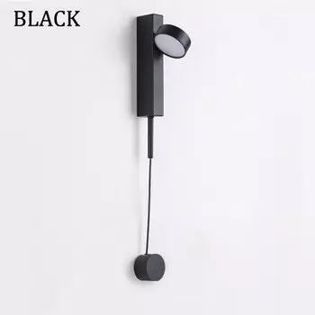 Настенные светильники juhaw, черные и золотые, LED