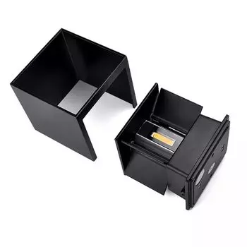 Настенные светильники KICAAO, черные, алюминиевые, LED, 6 Вт