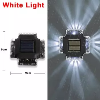 Настенные светильники LISM, черные, белые/теплые, солнечные, IP65