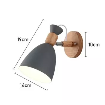 Настенные светильники SIKEBOTE скандинавские деревянные E27