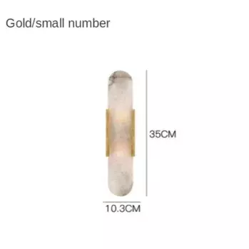 Настенные светильники TAONUANSHU золотые/черные из железа и мрамора