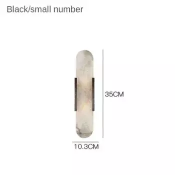 Настенные светильники TAONUANSHU золотые/черные из железа и мрамора