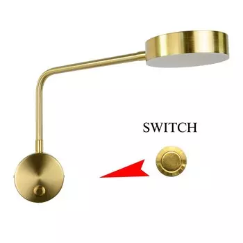 Настенные светильники YooE, золотые, 7 Вт