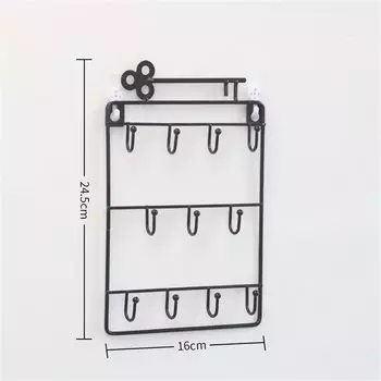 Настенные вешалки из железа, 11 крючков