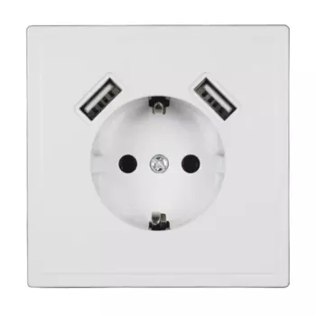 Настенный электронный таймер разъем ЕС стандартный Розетка с двойным дома usb-штекер, зарядное устройство розетка с usb 5V2A J1-01