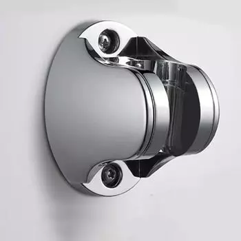 Настенный кронштейн для душа с винтами для ручной душевой головки, угловой регулируемый держатель для душа, основание для ванной, хром