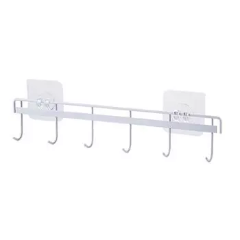 Настенный крючок 6 крючков металлический