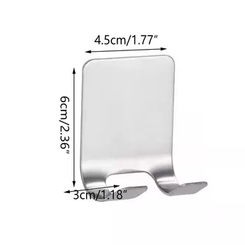 Настенный крючок для бритвы из нержавеющей стали