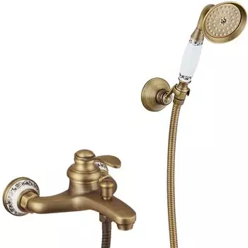 Настенный латунный смеситель для ванны MOLI 8306