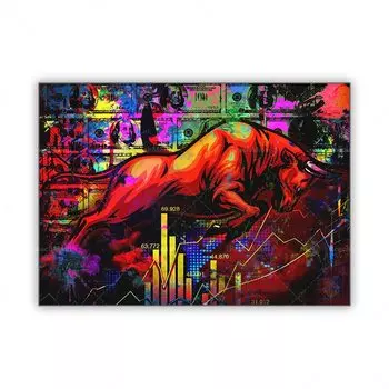 Настенный плакат "Бык", ReachMani