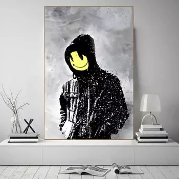 Настенный плакат MINISO Девушка с воздушным шаром