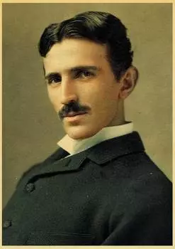 Настенный плакат Никола Тесла lanxihaibao