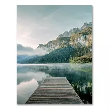 Настенный постер AliPaint Современный пейзаж