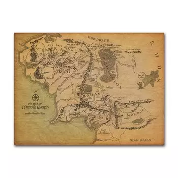 Настенный постер Banmu Middle Earth