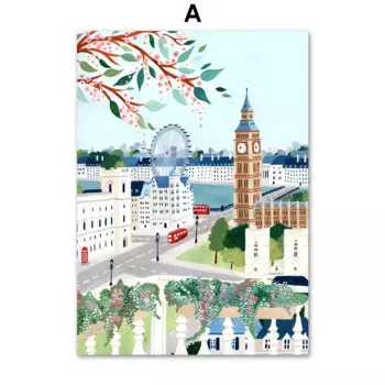 Настенный постер JKPICTURE АБСТРАКТ Лондон