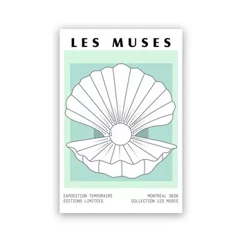 Настенный постер Matisse, розовый, красный, канвас, wall's tale