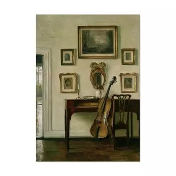 Настенный принт Kasamanis "Деревенский Moody Cloud", печать на холсте