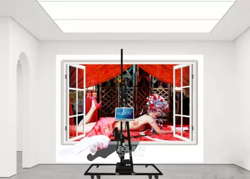 Настенный принтер Машина для печати на полу 2 в 1. Настенный принтер. Напольный принтер. Печать на стекле/дереве/керамике.