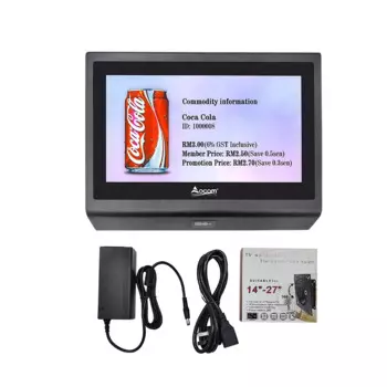 Настенный сканер штрих-кодов, 11,6 дюйма, Android, Windows 10, 11, 2D