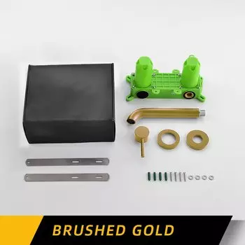 Настенный смеситель Bagnolux для раковины из латуни