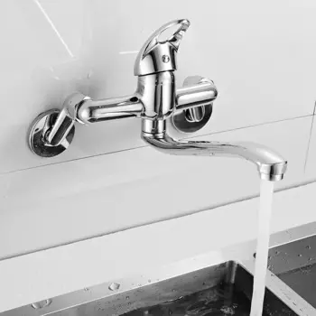 Настенный смеситель для раковины с одной ручкой