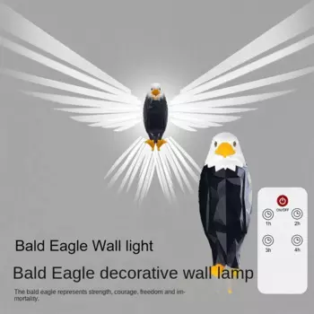 Настенный светильник Eagle с дистанционным управлением и зарядкой для спальни, 2024, новая проекционная лампа без проводов, магнитный креативный декор для интерьера коридора