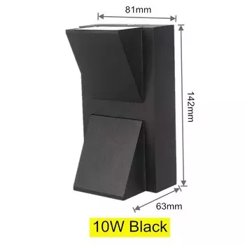 Настенный светильник Evelobin, алюминий, белый/черный/серый, 5/10 Вт