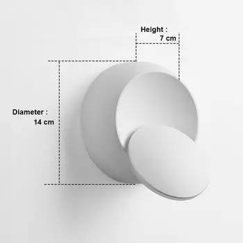 Настенный светильник Feimefeiyou белый/черный